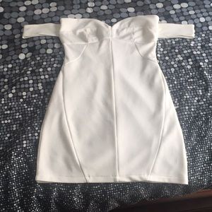 White mini dress!
